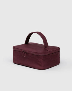 BAGGU Small Cosmetic Bag, Mahogany