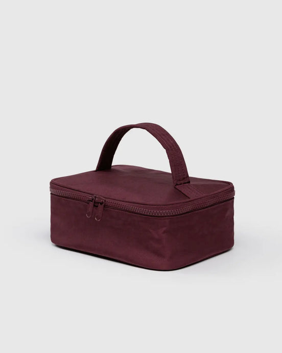 BAGGU Small Cosmetic Bag, Mahogany