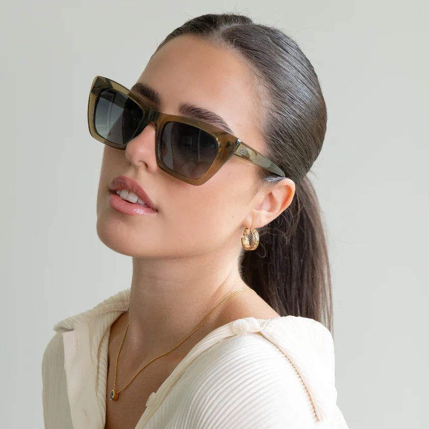 Solana Sunglasses, Khaki Green