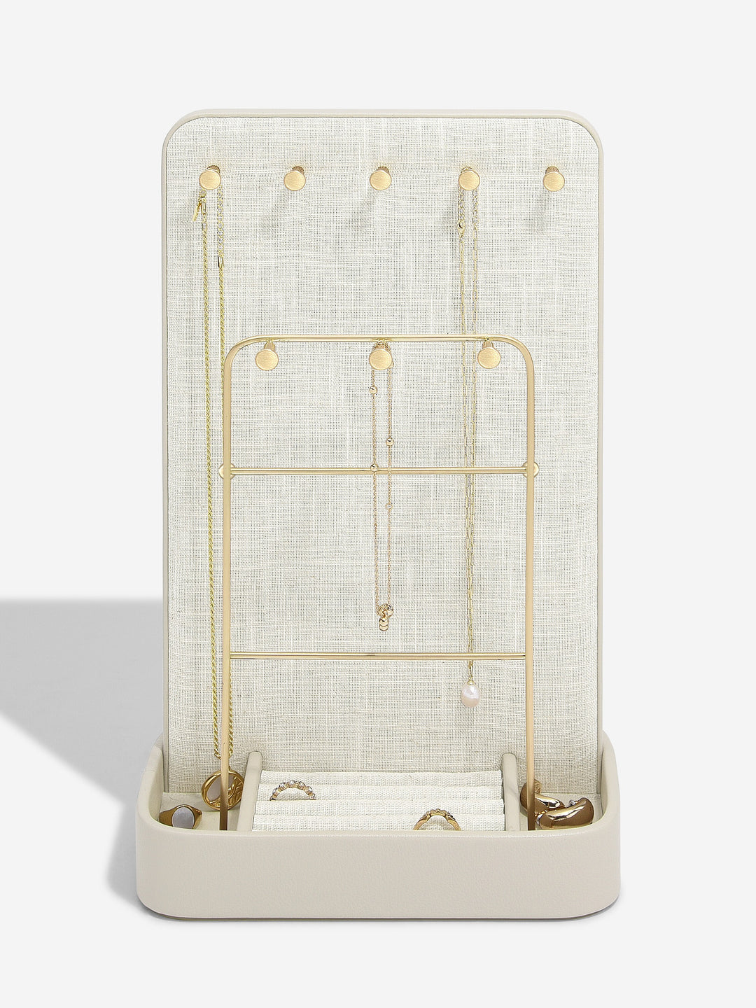 Stackers Oatmeal &amp; Linen All-In-One Jewellery Stand