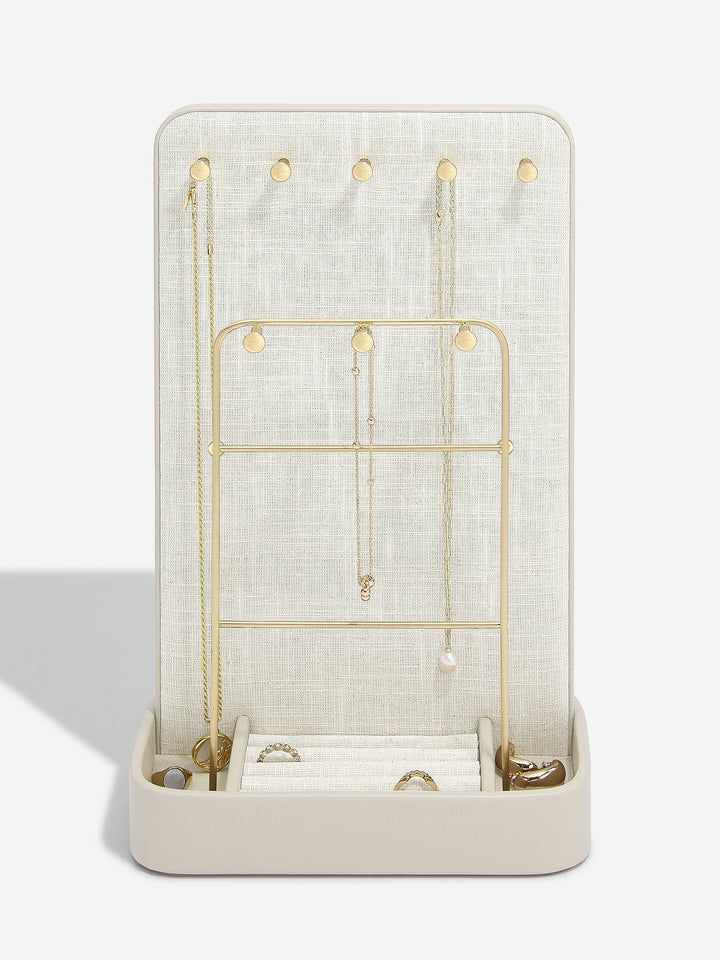 Stackers Oatmeal &amp; Linen All-In-One Jewellery Stand