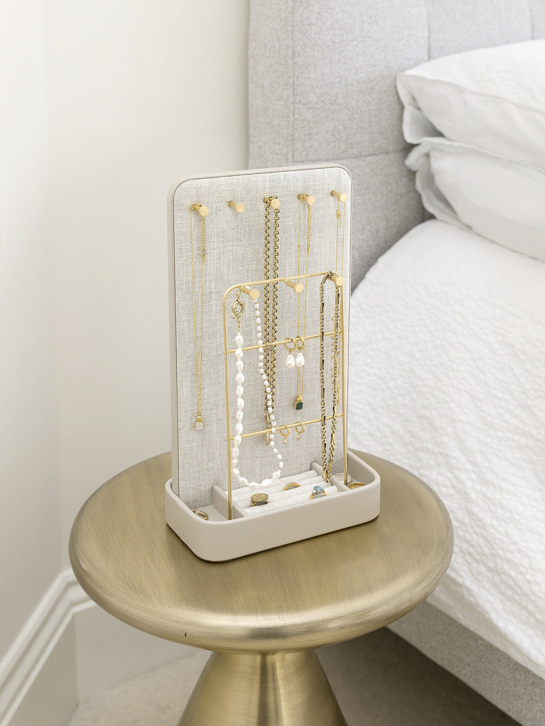 Stackers Oatmeal &amp; Linen All-In-One Jewellery Stand