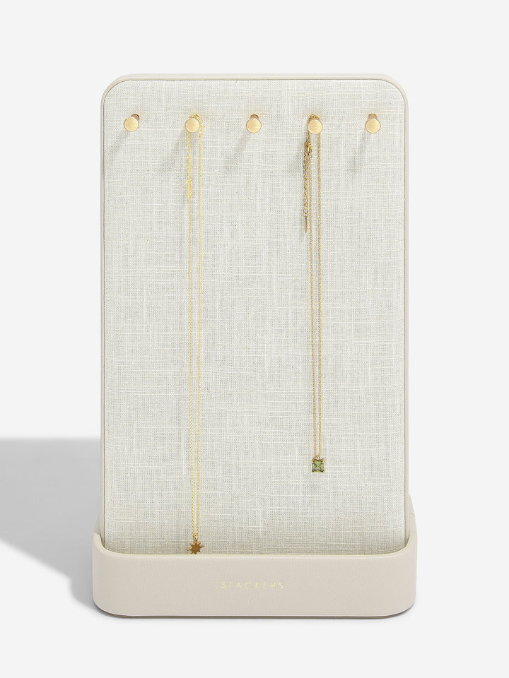 Stackers Oatmeal &amp; Linen All-In-One Jewellery Stand