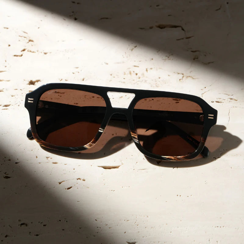 WMP Sydney Sunglasses, Black Mineral