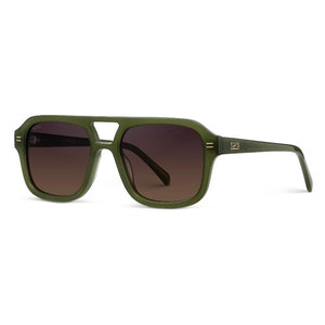WMP Sydney Sunglasses, Milky Olive Green