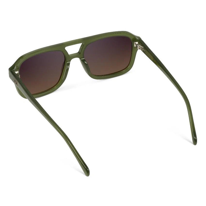 WMP Sydney Sunglasses, Milky Olive Green