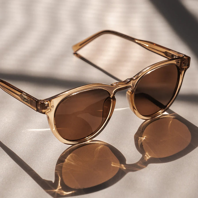 WMP Tate Sunglasses, Light Crystal Brown