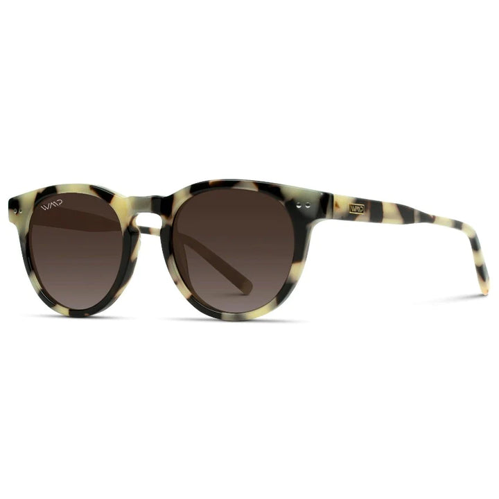 WMP Tate Sunglasses, Beige Tortoise