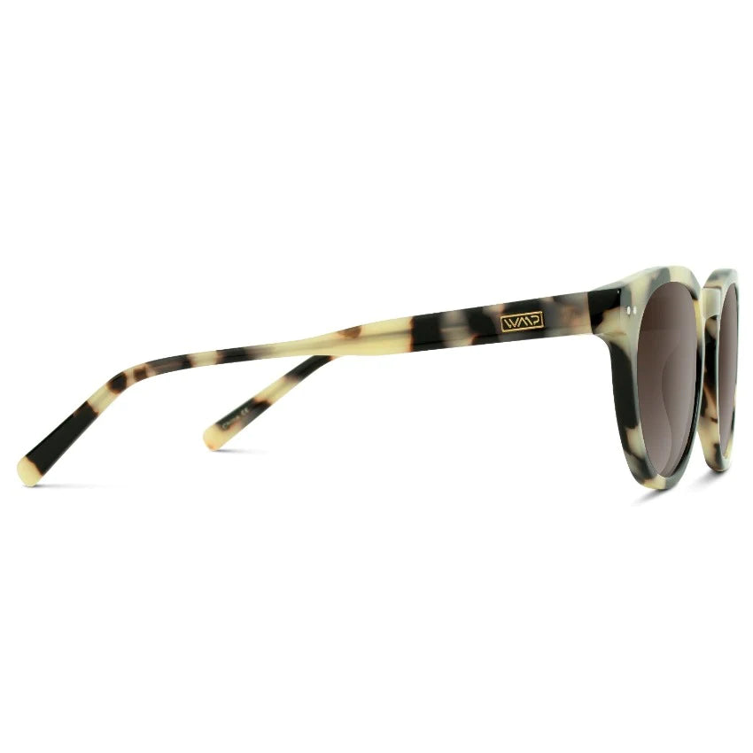 WMP Tate Sunglasses, Beige Tortoise