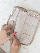 Load image into Gallery viewer, Stackers Taupe Jewellery Purse