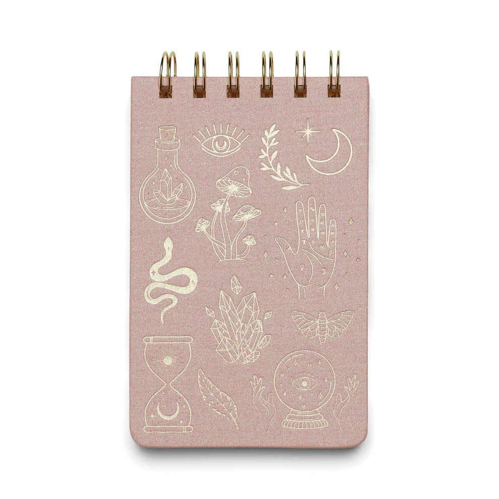 Twin Wire Notepad, Mystic Icons