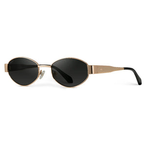 Verona Sunglasses, Gold/Black