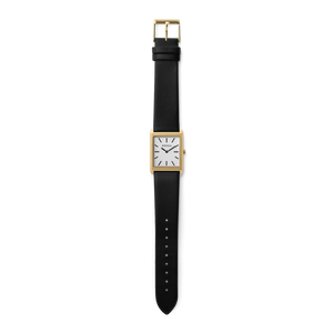 Breda - Virgil Watch, Black Leather/Gold