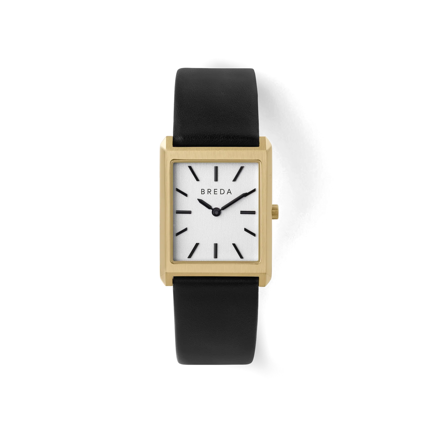 Breda - Virgil Watch, Black Leather/Gold