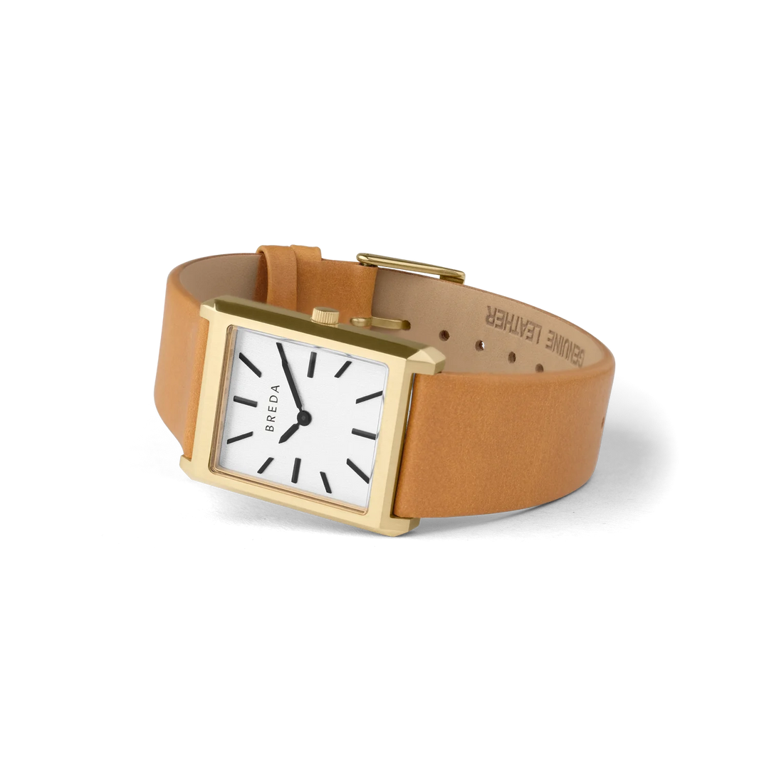 Breda - Virgil Watch Camel Leather/Gold