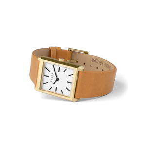 Breda - Virgil Watch Camel Leather/Gold