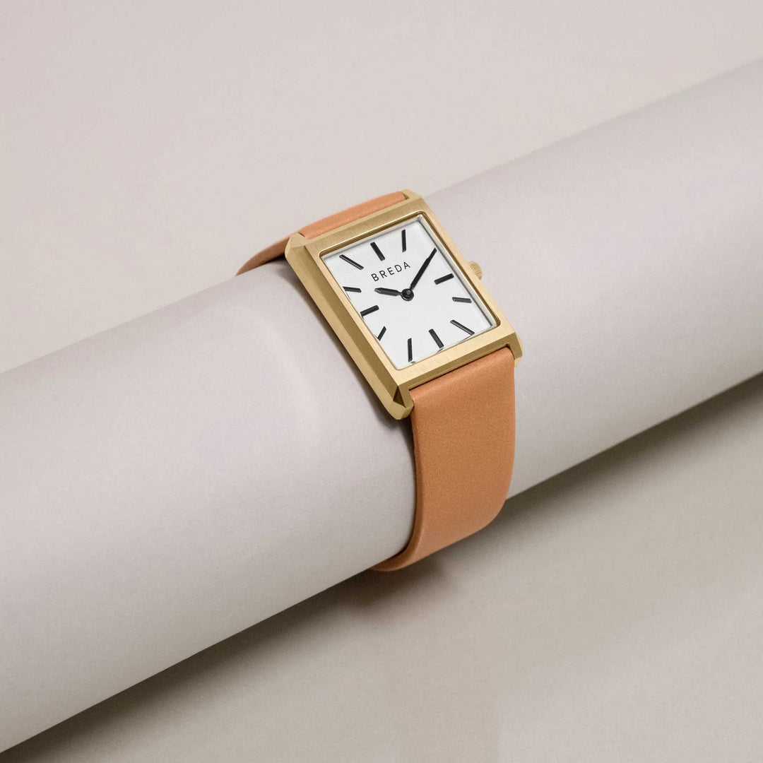 Breda - Virgil Watch Camel Leather/Gold