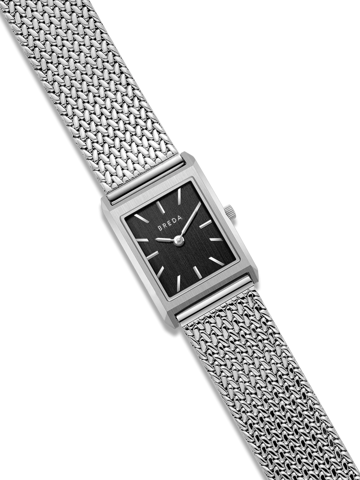 Breda - Virgil Watch Small, Silver/Midnight