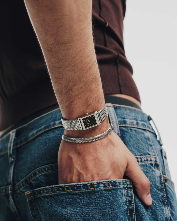 Breda - Virgil Watch Small, Silver/Midnight