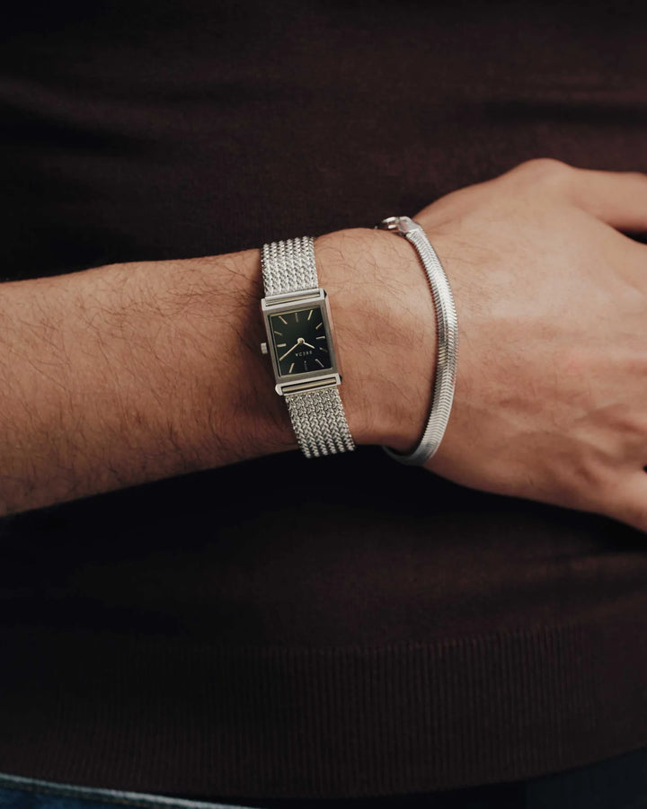 Breda - Virgil Watch Small, Silver/Midnight