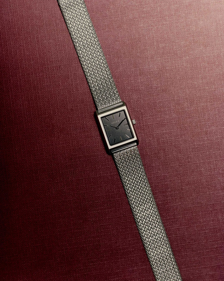 Breda - Virgil Watch Small, Silver/Midnight