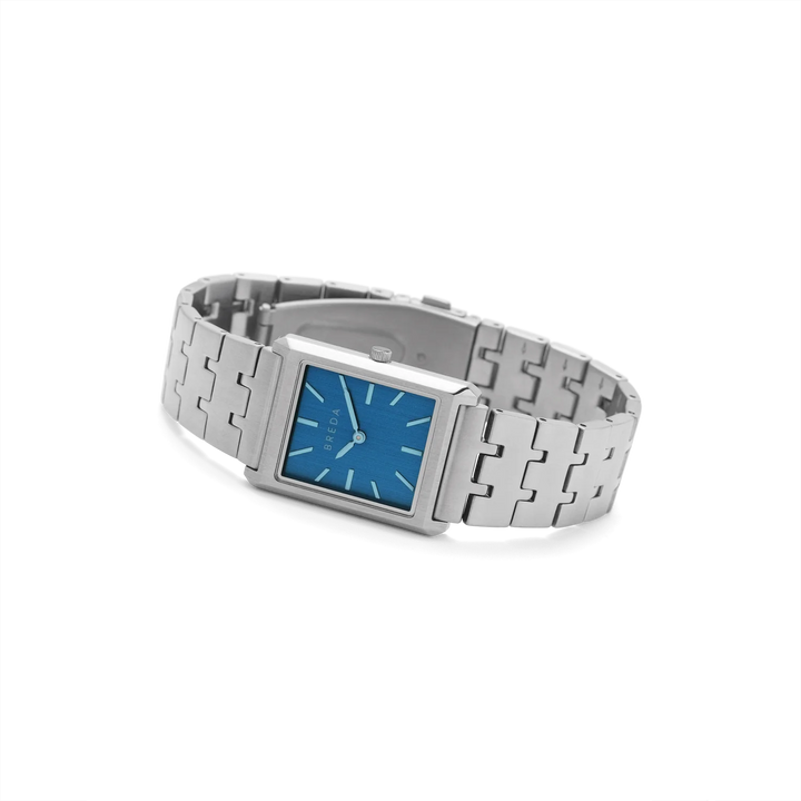 Breda - Virgil Watch, Silver/Cobalt Blue