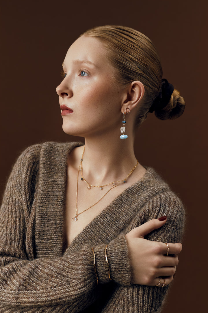 Simple Herkimer Necklace