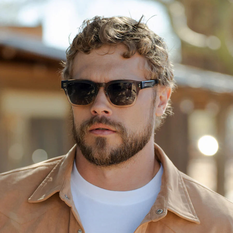 WMP Wayne Sunglasses, Graphite Horizon Grey