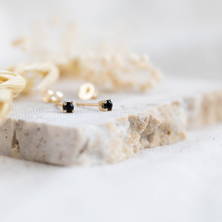 Black Spinel Studs