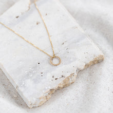 Load image into Gallery viewer, 14k Delicate Dot Necklace