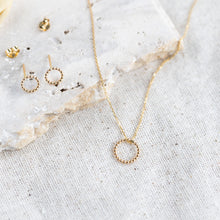 Load image into Gallery viewer, 14k Delicate Dot Necklace
