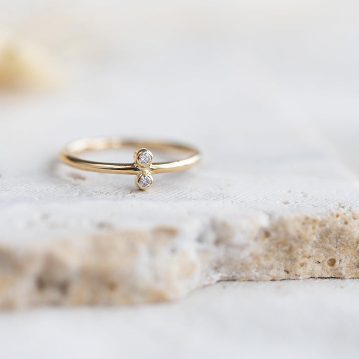 Double Diamond Ring