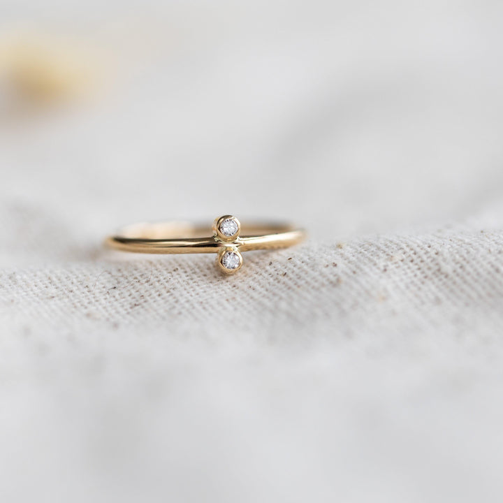 Double Diamond Ring