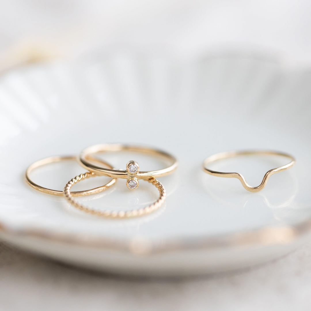 Double Diamond Ring