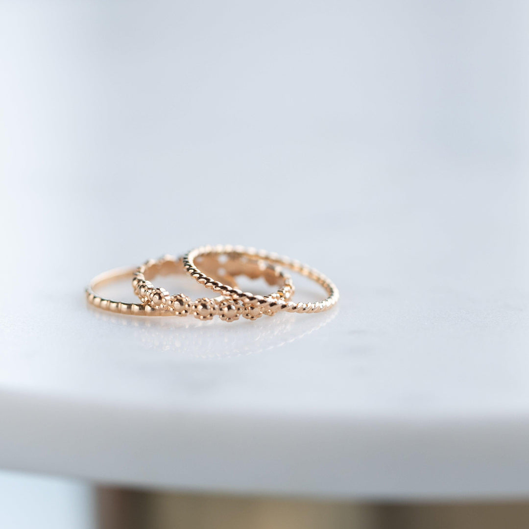 14k Delicate Twist Ring