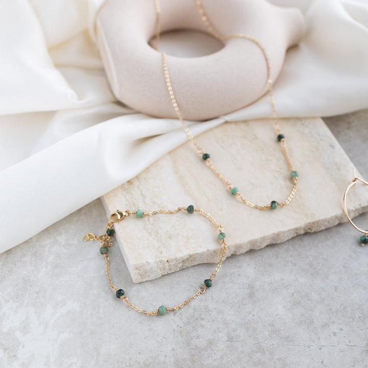 Emerald armband