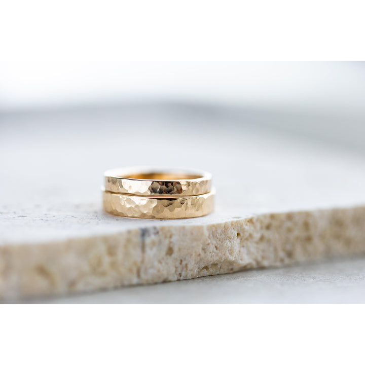 Hammered Wedding Bands