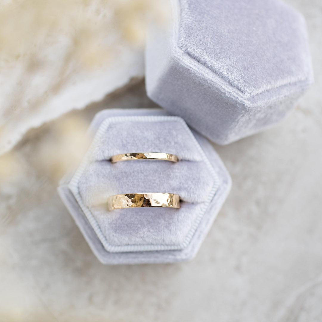 Hammered Wedding Bands