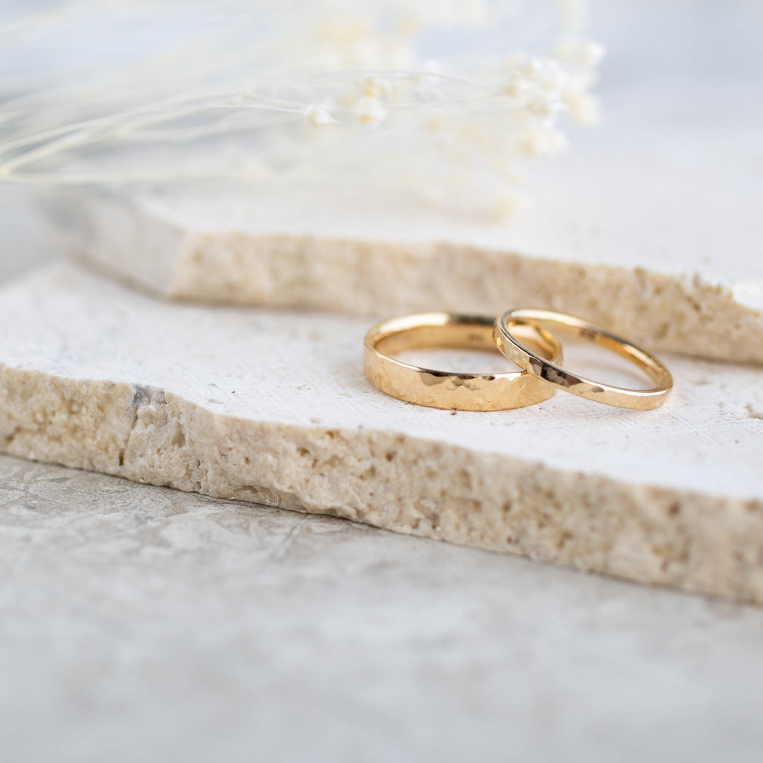 Hammered Wedding Bands