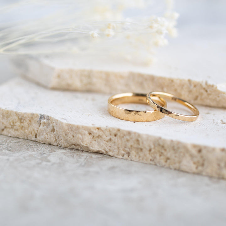 Hammered Wedding Bands
