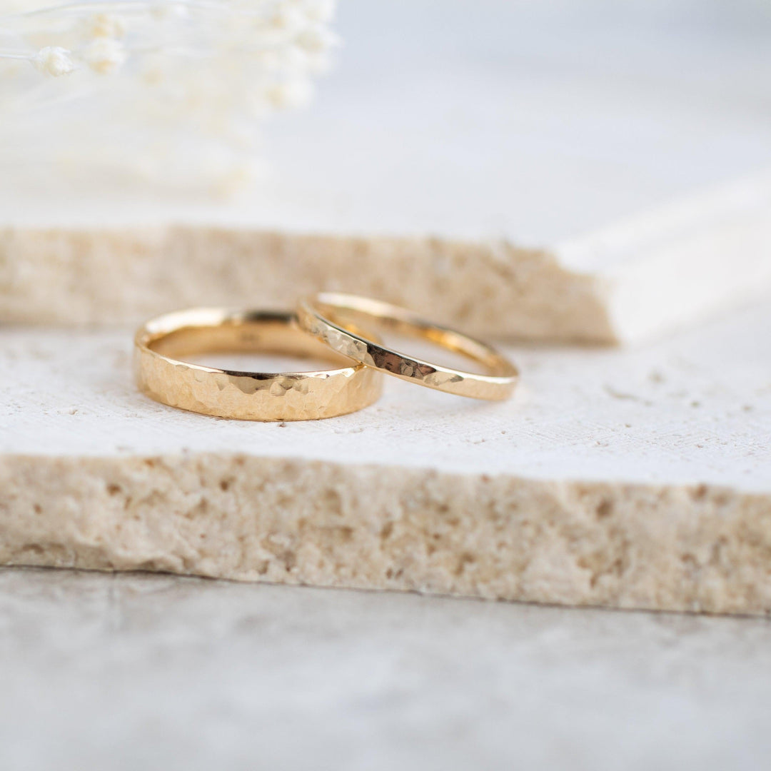 Hammered Wedding Bands