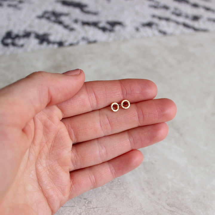 Small Circle studs