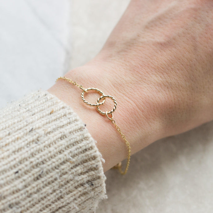 Linked Twist Bracelet