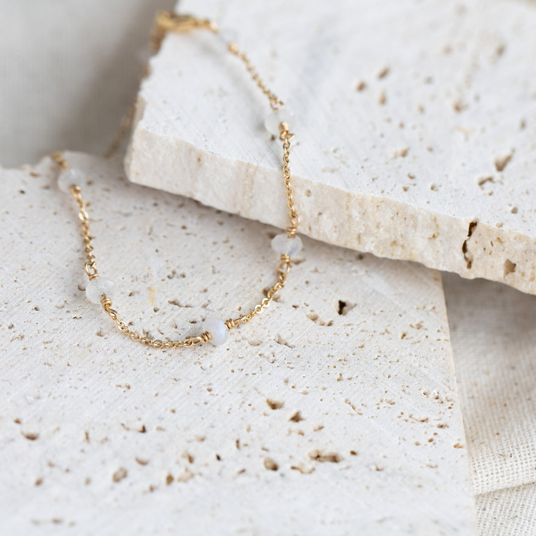 Moonstone armband