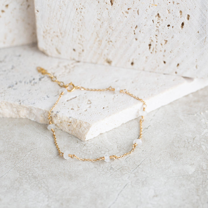Moonstone armband