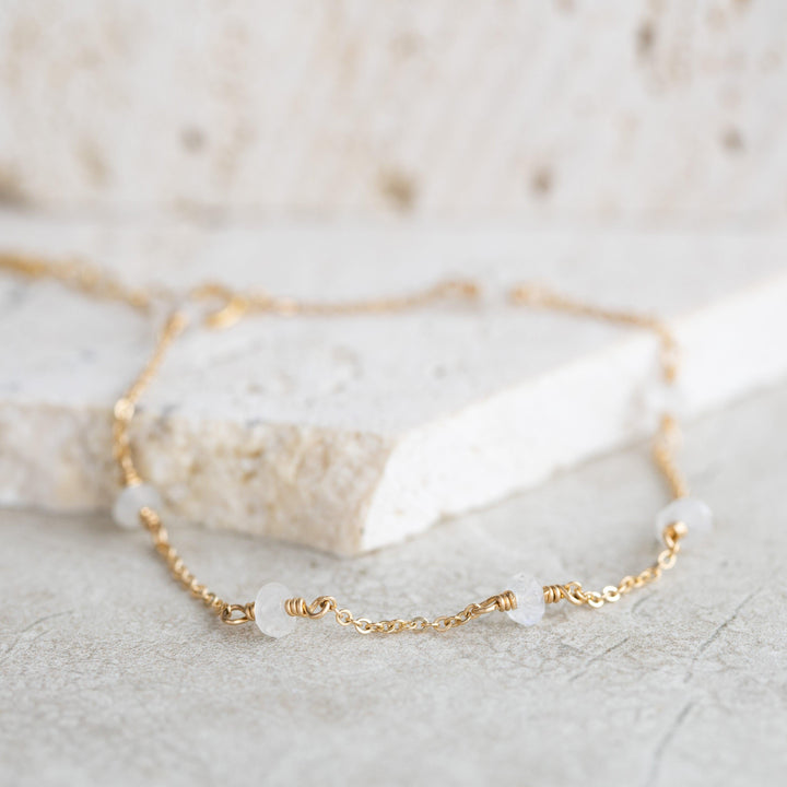 Moonstone armband