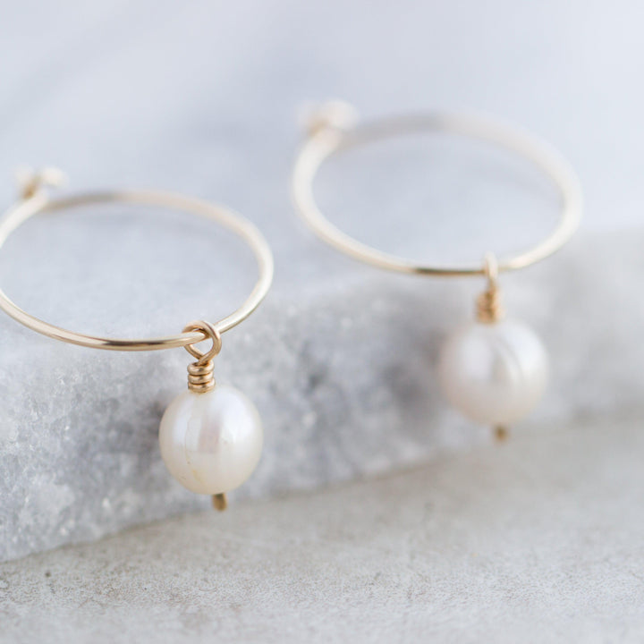 Pearl Hoops
