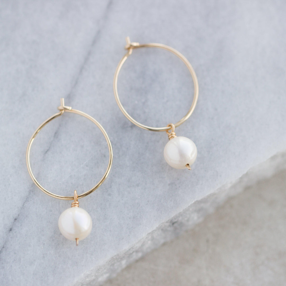 Pearl Hoops