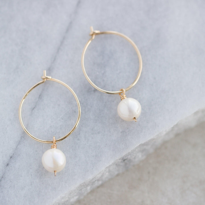 Pearl Hoops