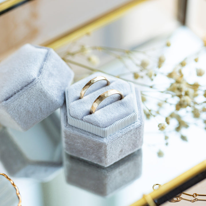 Pebble Wedding Bands